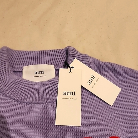 AMI PARIS purple sweater - Picture 7 of 7